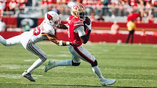 Brandon Aiyuks Best Plays vs the Arizona Cardinals in Week 5  49ers [upl. by Karab359]