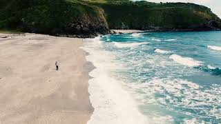 Lantic Bay Cornwall with Drone and Mermaid [upl. by Osborn175]