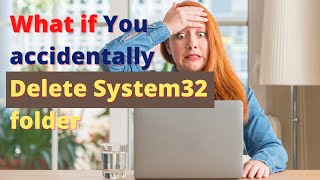 What happens if you delete system 32  Hows That Tech shorts [upl. by Eilata362]