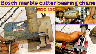 Bosch gdc 120 cutter machine bearing and carbon change  gdc 120 sound problem solve [upl. by Nyved]