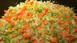 How to Dice Vegetables carrots celery onion shallots leeks and garlic [upl. by Rossie388]