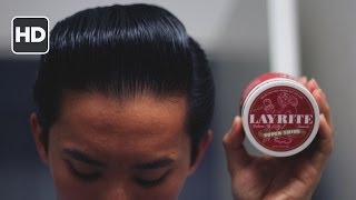 Layrite Super Shine Review  NLS WaterBased Pomade [upl. by Aihsemat616]