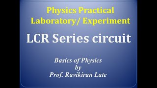 LCR Series Circuit experiment [upl. by Rosaline]