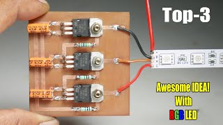 Top 3 Popular RGB LED controller Circuit [upl. by Ebocaj]