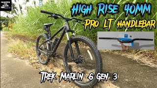 High Rise Pro LT Handlebar 40mm Trek Marlin 6 Gen 3 [upl. by Behah]