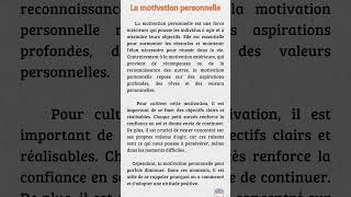 La motivation personnelle français apprendrearabe audiobook [upl. by Dacie]