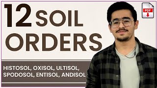 12 Soil Orders Part 2  HISTOSOL OXISOL SPODOSOL ENTISOL ANDISOL soilscience icarjrf soil [upl. by Akimert]