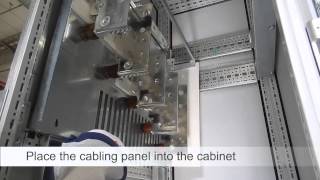 Installing the ABB ACS850 G1G2 frames in a cabinet [upl. by Orodoet]