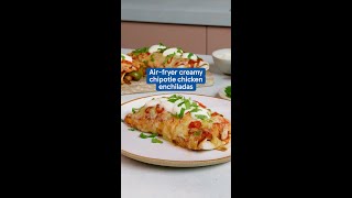 Airfryer creamy chipotle chicken enchiladas [upl. by Rehctelf]