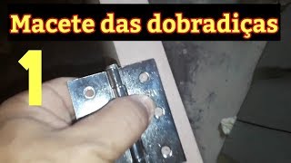 082 Como instalar as dobradiças da porta [upl. by Ingles]