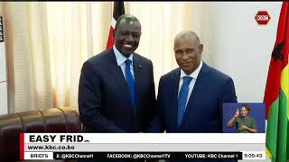 President Ruto holds bilateral talks with his Guinea Bissau counterpart [upl. by Blen]