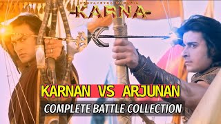 Karnan vs Arjunan  suryaputra karnan tamil episode  karnan and arjunan complete battle collection [upl. by Akila]