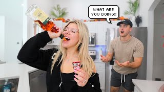 Getting DRUNK WITHOUT HIM Knowing Prank [upl. by Yla]