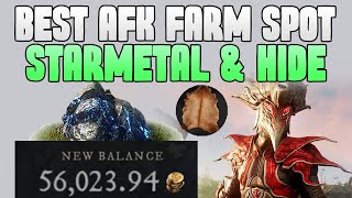 BEST New World Gold Farm for BEGINNERS Starmetal amp Thick Hide Money Making 2024 Gold Farming 2024 [upl. by Avilo]