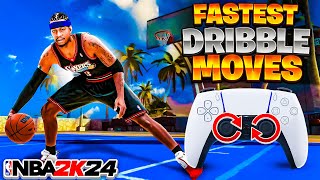 NEW ALLEN IVERSON DRIBBLE MOVES IS BROKENMUST USE [upl. by Yennaiv]