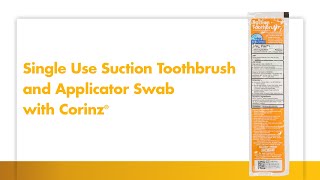 How to provide oral care with Toothette® Suction Toothbrush with Corinz 6561 [upl. by Korwun]