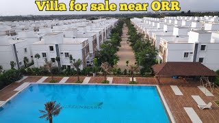 Villa for sale near ORR villa for sale in velimela [upl. by Llebpmac]