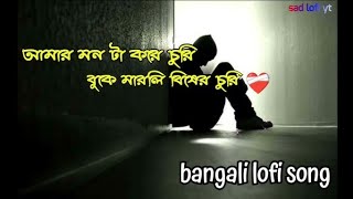 Bisher Churi  Lofi  Slowed Reverdb  এক জিবনে এতো দুঃখ আমায় কেনো দিলি বাংলা গান 💔 [upl. by Marylynne179]