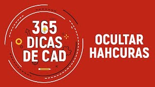 27365 DICAS AUTOCAD  COMO OCULTAR HACHURAS NO AUTOCAD [upl. by Yrellav645]