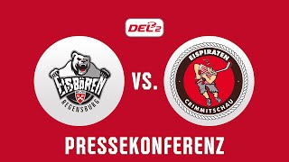 PRESSEKONFERENZ  EISBÄREN REGENSBURG  EISPIRATEN CRIMMITSCHAU  24112024 [upl. by Ailaroc858]