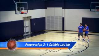 Basketball Lay Up Drills  3 Lay Up Progressions For Beginners [upl. by Hoon]