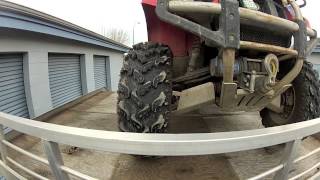 Marathon Sled deck ATV loading with 8Ft ramp [upl. by Leandro896]