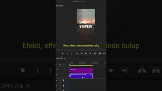 Sinematik Yazı Geçiş Efekti Nasıl Yapılır editing premierepro premiere cinematic [upl. by Euqinim]