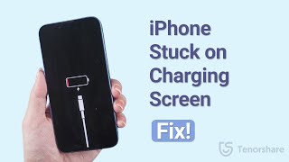 How to Fix iPhone Stuck on Charging Screen 2023 [upl. by Namielus]