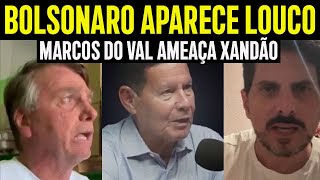 BOLSONARO APARECE NERVOSO E IRRITADO COM ALEXANDRE DE MORAES E MARCOS DO VAL VOLTA DESAFIAR O STF [upl. by Ardaid]