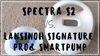 Spectra S2 vs Lansinoh Signature Pro amp SMARTPump  Whats the BEST pump  Momma Alia [upl. by Htinek]