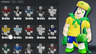 Como Ganhar Camisa de Time Grátis no Roblox [upl. by Acinnej]