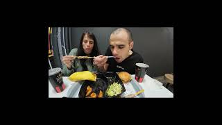 МУКБАНГ Rostics ЧИЗБУРГЕР  РОЛЛЫ  AСМР НАРЕЗКИ ЛУЧШЕЕ  Mukbang АСМР mukbang food asmr shorts [upl. by Mcintosh219]