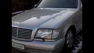 MERCEDES S W140 300TD Cold start 10°C  Slovakia [upl. by Ydualc95]