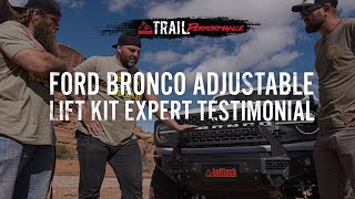 Ford Bronco Belltech 4quot to 75quot Adjustable Lift Kit Expert Testimonial [upl. by Allegra860]