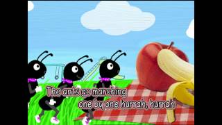 Kids Songs The ants go marching SingALong Song [upl. by Anisamoht]