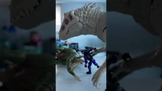 Indominus Rex hunts down owen Grady shorts dinosaur indominusrex stopmotion [upl. by Nrek]