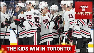 Chicago Blackhawks Defeat Toronto Maple Leafs 41  Kids Looking Sharp Early This Season [upl. by Colton]