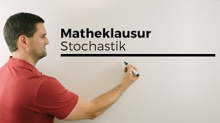 Matheklausur Übersicht Stochastik Wahrscheinlichkeitsrechnung Vokabeln  Mathe by Daniel Jung [upl. by Ennalyrehc]