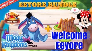 Welcome EEYORE Disney Magic Kingdoms Winnie The Pooh  Gameplay Walkthrough Ep123 [upl. by Anelec]