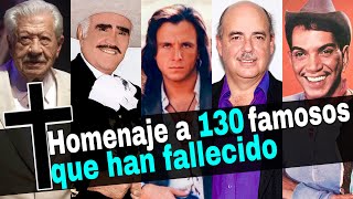 𝟏𝟑𝟎 FAMOSOS FALLECIDOS 2023 Homenaje a Grandes actores Fallecidos  CosmoNovelas TV [upl. by Wini]