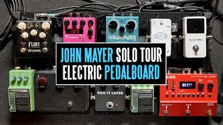 The John Mayer Solo Electric Pedalboard  The best shot of Mayers board EVER [upl. by Puri]