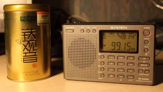 Sunstech RPDS800 TECSUN PL380 Shortwave reception 10 frequencies [upl. by Eetnahc]