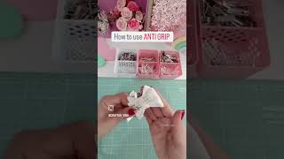 How to use anti grip for your hair clip howto hairaccessories shorts youtubeshorts [upl. by Aralomo]