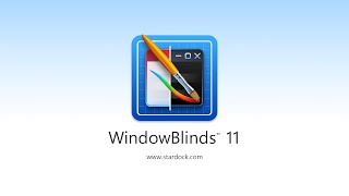 WindowBlinds 11  Release Trailer  Stardock Software [upl. by Nerrat591]