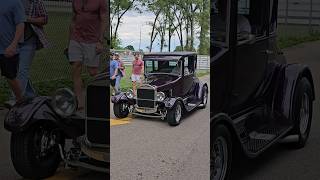 Ford Model T Hot Rod Drive By Engine Sound The Barn Car Show Livonia MI 2024 [upl. by Armelda]