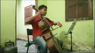 violoncelo  Ádrian Rodrigues Nogueira  JeanBaptiste Bréval  sonata in C major [upl. by Adnylg]