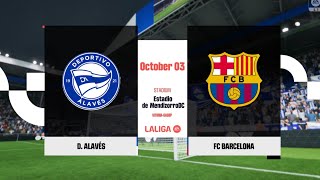 FC 25 Barcelona vs Deportivo Alaves LaLiga 2425 Full Match Gameplay [upl. by Flori]