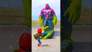 GATBABYSPIDERMANVSSPIDERHULKSTRONGERCHALLENGEWHOISMOSTPOWERFUL🤔mhmukul shorts song [upl. by Endor]