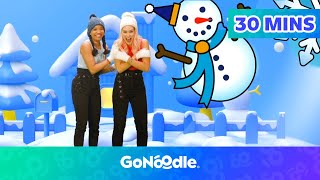 Wintertime Songs and Activities  GoNoodle [upl. by Heloise911]