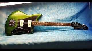 2018 Trans Green stain jazzmaster electric guitar [upl. by Hoxsie931]